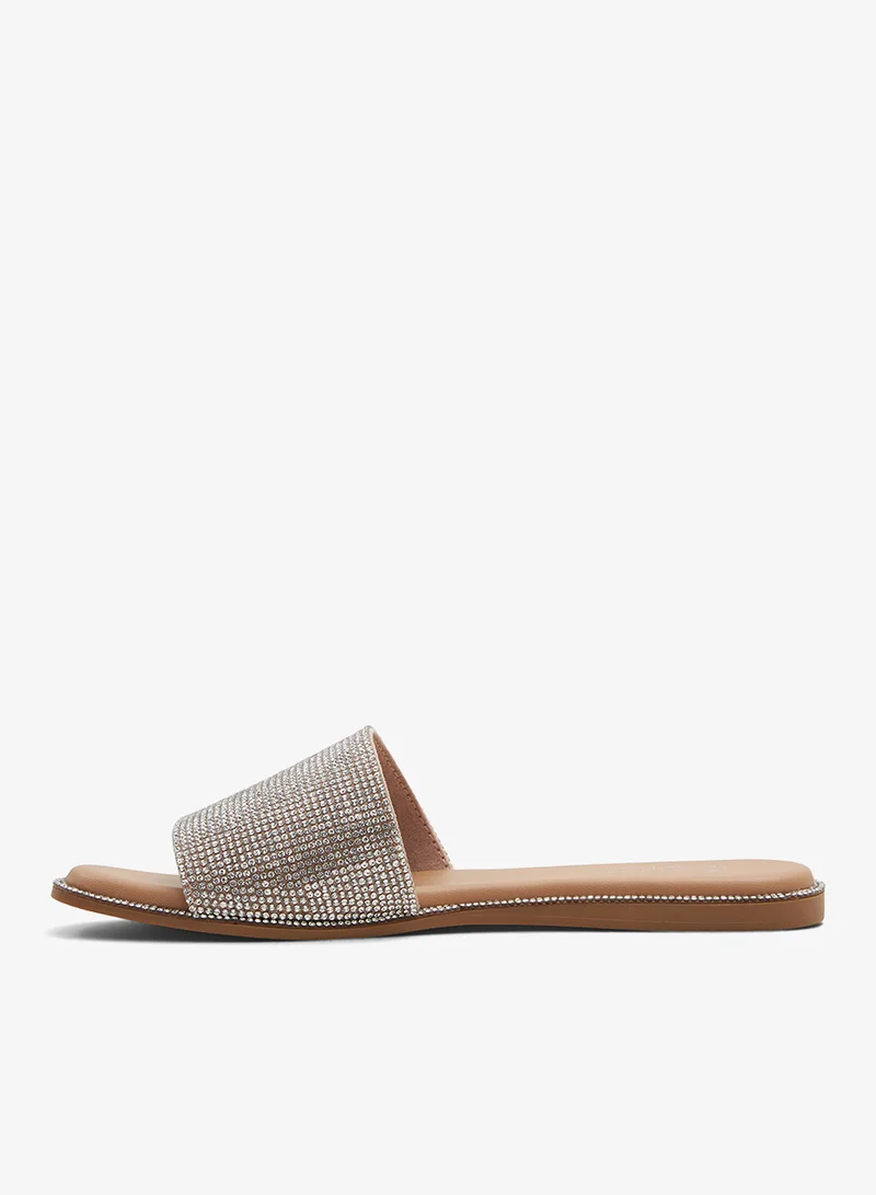 CALL IT SPRING Shimmerr Slip On Flat Sandals
